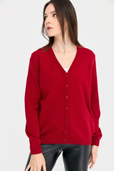 Desen Γυναικείο μινιμαλιστικό μπουφάν με μακριά μανίκια και λαιμόκοψη V - Cas...