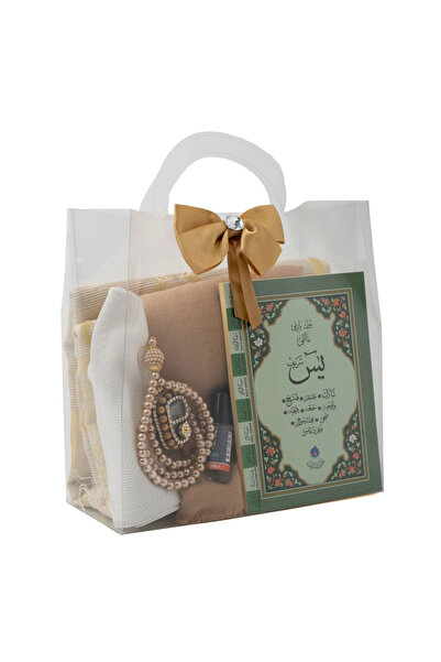 Hayrat Neşriyat Scarf + Skullcap + Prayer Rug + Prayer Beads + Dhikr Mat + Es...