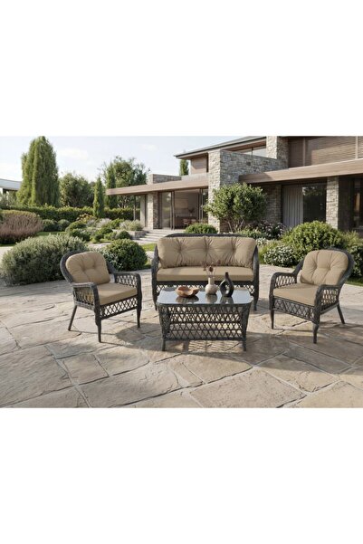 Tu Tienda BEYPAZARI 2+1+1+SEHPA(60*90) BAKLON BAHÇE MUTFAK TAKIMI