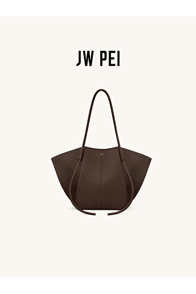 JW PEI Wide-Format Woven Texture Tote Bag Nala Large Capacity Commuter Should...