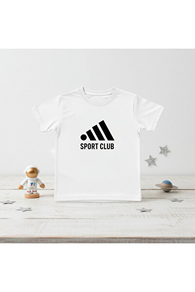 Let's Wear Tricou premium Sport Club cu imprimeu pentru copii bumbac 100% % u...