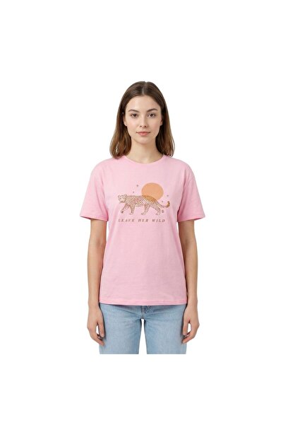 Enfield & Co. Tricou de damă Enfield&Co cu imprimeu Tiger PINK
