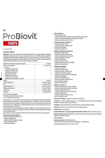 ApiPharma Probiovit Forte, 10 capsules,