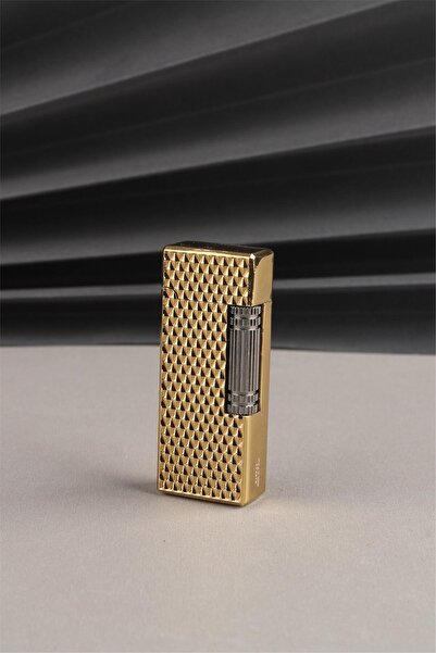 Silvio Monetti Kapaklı Kabartmalı Özel Tasarım Metal Gazlı Çakmak SM120T0001