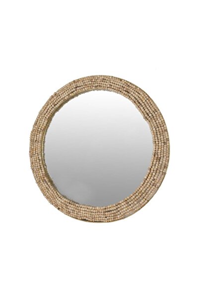 LUCEA REVOLTA AHŞAP YUVARLAK AYNA 60CM