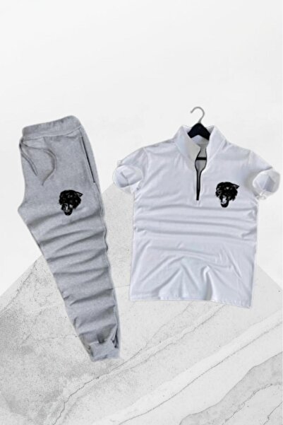 NO 601 Unisex Zippered T-Shirt Bottom Set