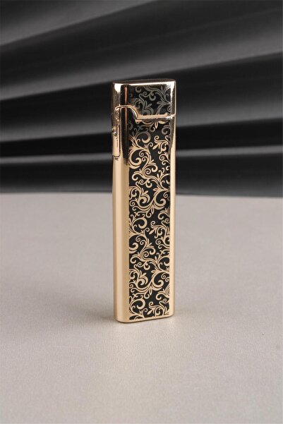 Silvio Monetti Kapaklı Özel Tasarım Metal Gazlı Çakmak SM117T0001