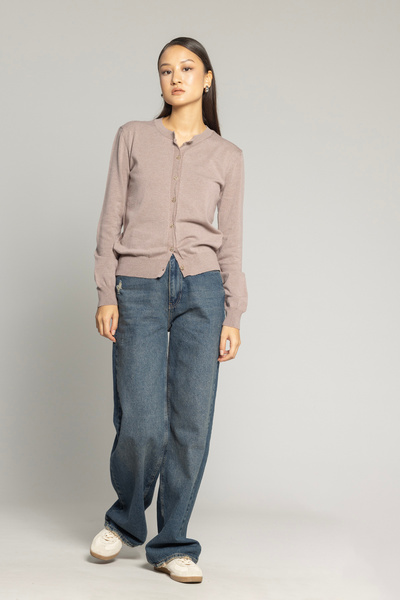 Nisan CARDIGAN BASIC CU GULER ROTUND