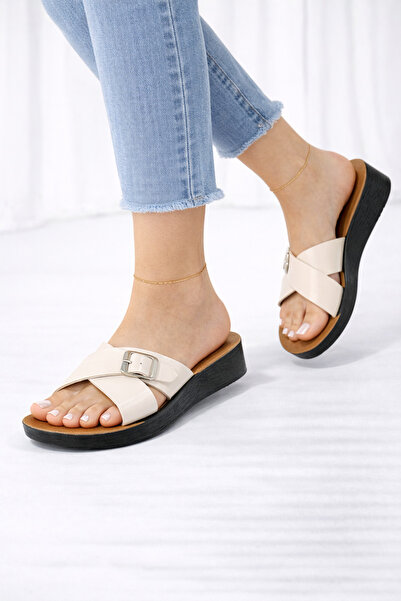 Wordex PLX 5058-C Papuci ușori pentru femei, cu cataramă încrucișată zilnică