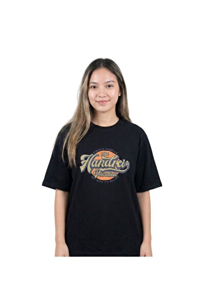 Enfield & Co. Tricou de damă Kolec Print Enfield&Co Handrciy Negru