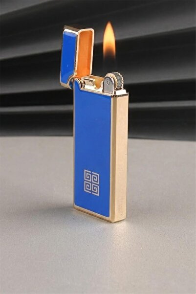 Silvio Monetti Lüks İnce (Slim) Gazlı Çakmak - Şık Tasarım Hediyelik Taşlı Ça...