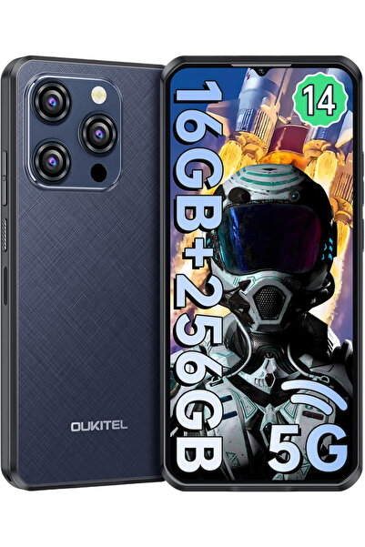 oukitel WP52 Telefon subțire și robust, albastru, 5G, 8 nuclee, dimensiuni 61...