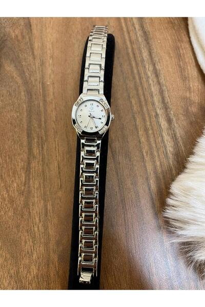 SPOLO GÜMÜŞ RENK ZİRKON TAŞLI SAATİ