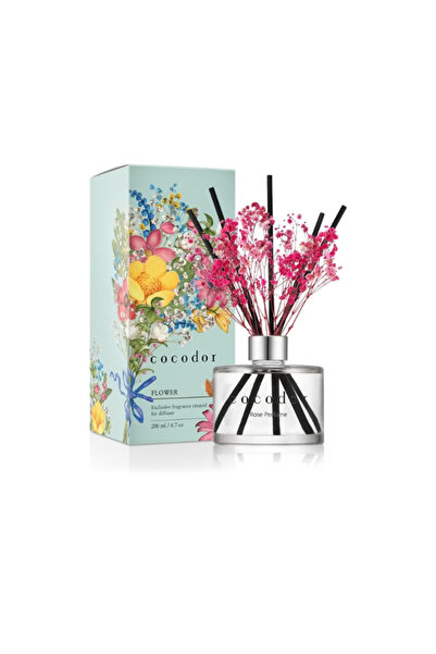 cocod'or Preserved Real Flower Reed Diffuser/Rose Perfume, 6.7oz (200ml), 1 Pack