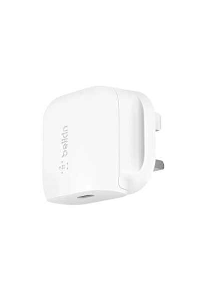 Belkin USB-C 20W Wall Charger – Fast Charging with PD 3.1 (White)