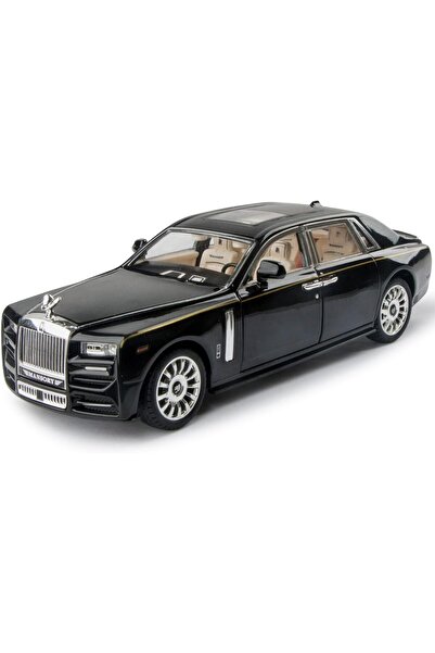 Arabest Rolls-Royce Phantom 1/24 Toy Car Model Black Alloy Collectibles Dieca...