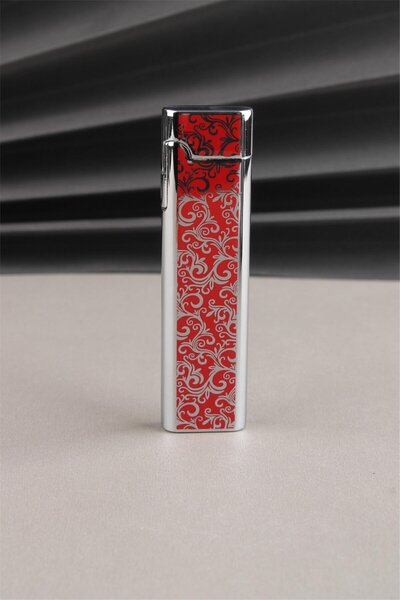 Silvio Monetti Kapaklı Özel Tasarım Metal Gazlı Çakmak SM117T0003