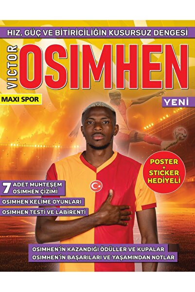 MAXİ Vıctor Osimhen Özel Albüm Poster Sticker 008