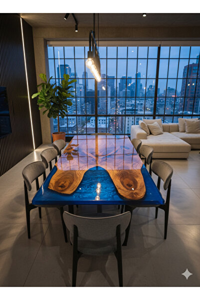 GökçesanSehpa Ahşap ve Epoksi Masa | Yemek Masası | Ofis Masası | Mutfak Masa...