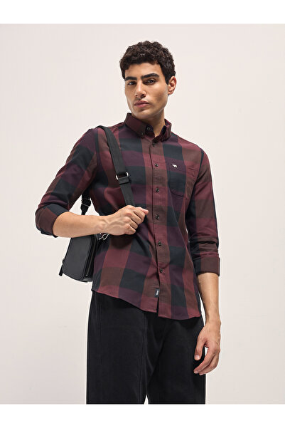 The Bear House Men's long Sleeve Shirt, breathable, soft comfort Fabric