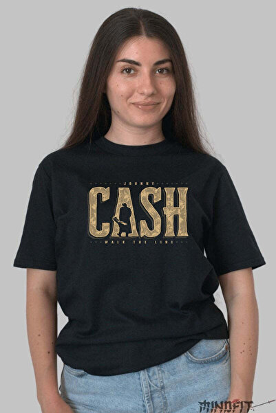 GILDAN Tricou Rock Johnny Cash Walk The Line Edition Dama