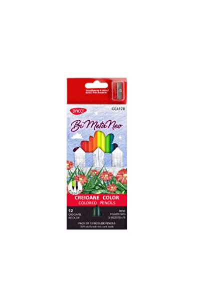 daço COLOR PENCIL 12 TWO-COLOR BI META NEO DACO CG412B