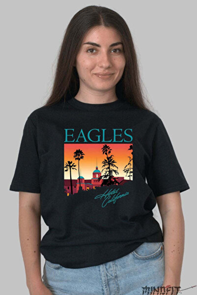 GILDAN Tricou Eagles Hotel California Sunset Dama