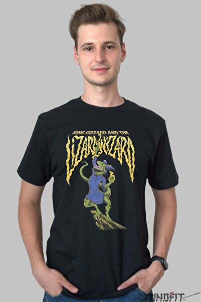 GILDAN Tricou King Gizzard Wizard Lizard In Actiune Barbat