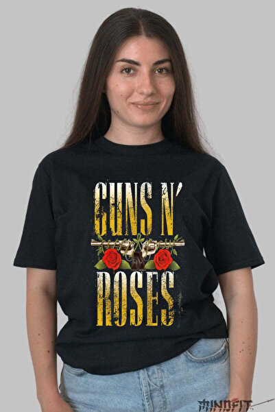 GILDAN Tricou Guns N Roses Emblema Rock Exploziva Dama