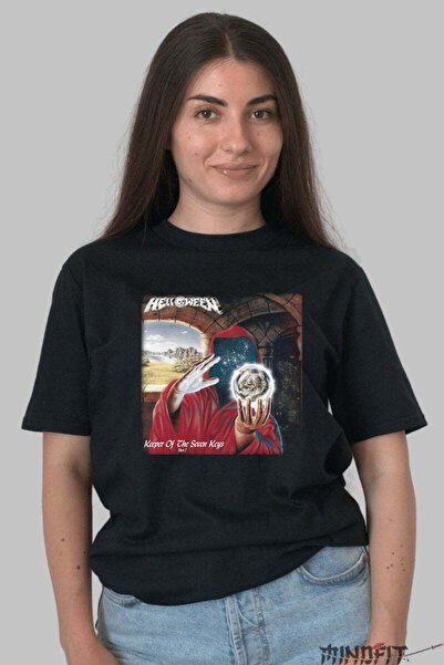 GILDAN Tricou Helloween Keeper Of The Seven Keys Dama