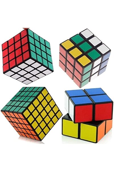 VicJoye مجموعة مكعبات روبيك السريعة، 4 قطع، 2x2، 3x3، 4x4، 5x5، للبالغين