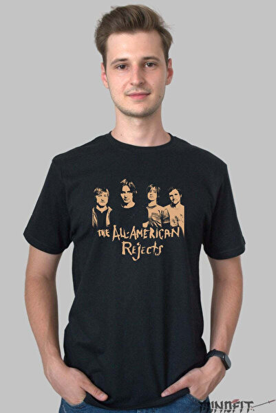 GILDAN Τρίκοπο Ροκ The All American Rejects Κλασικό Πορτρέτο Συγκροτήματος Αν...