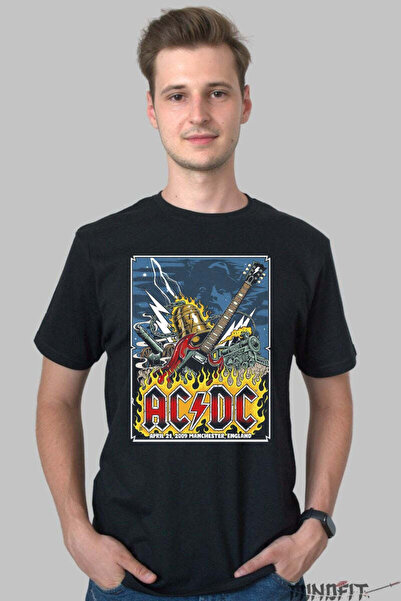 GILDAN Rock T-shirt AC/DC Manchester Live 2009 Men