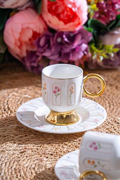 Evimin Eşyası Aren 6 Kişilik Kahve Fincanı Takımı - 90 ml