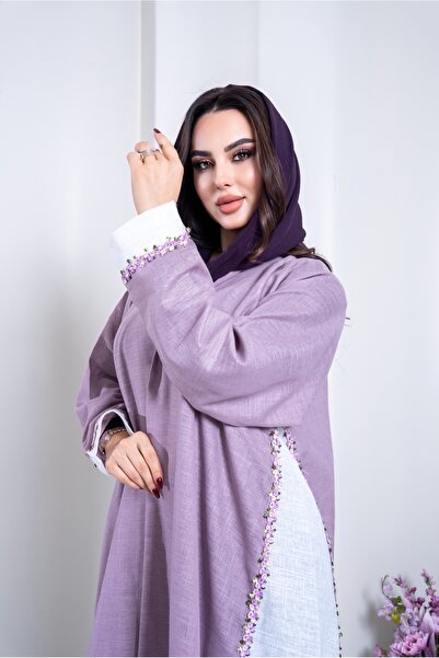 elegant hijab عباية اناقة الخزامي