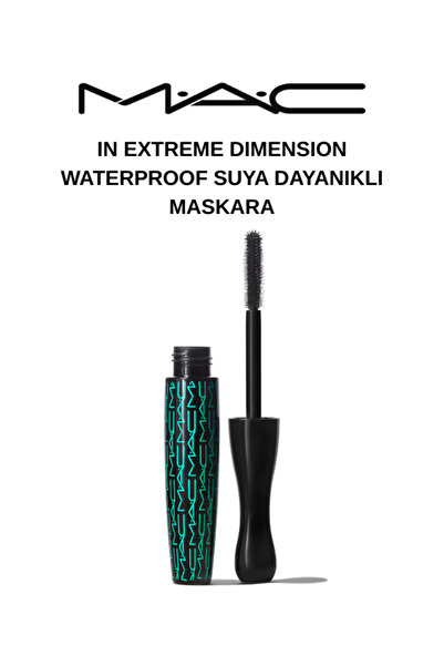 M.A.C Suya Dayanıklı 3D Hacim Veren Maskara Karbon Siyah Uzatan Kıvıran Akmayan