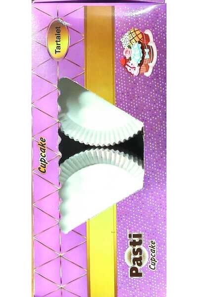 PASTİ PARTİ Tartalet White Capsule 500 Pieces (8X2.5) cm