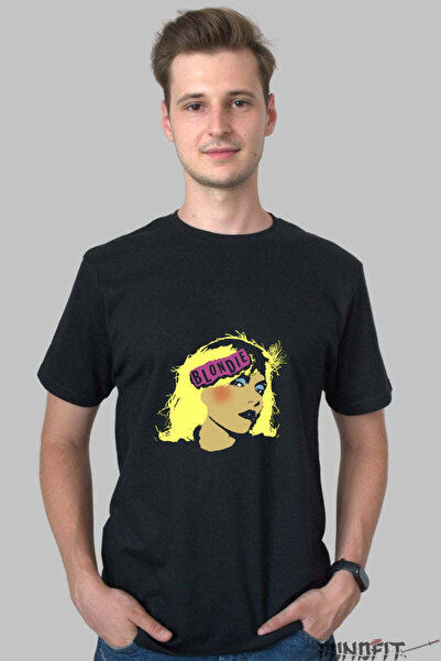 GILDAN Blondie Pop Art Neon Men's Rock T-Shirt