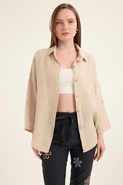 HomeStore Λινό πουκάμισο