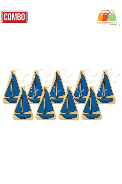 Generic معطرات جو فاخرة للسيارة بتصميم قارب شراعي - عبوة من 9 قطع