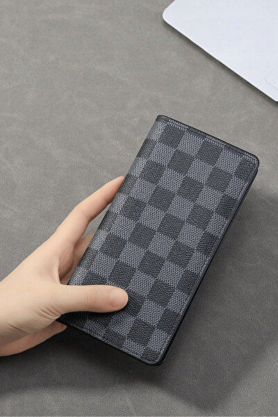 Aleibaya Wallet for Men Long Leather Slim Card Holder