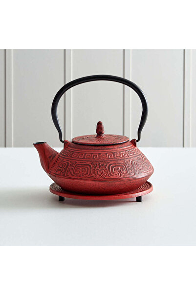 Gourmex KORAI Teapot with Trivet, Cast Iron, 1.2L