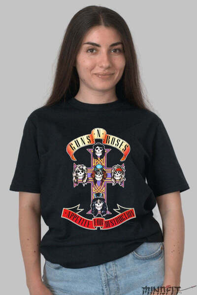 GILDAN Tricou Guns N Roses Appetite For Destruction Dama
