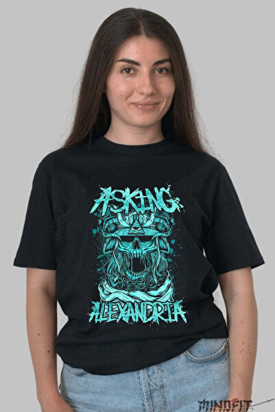 GILDAN Tricou Asking Alexandria Skull Samurai Edition Dama