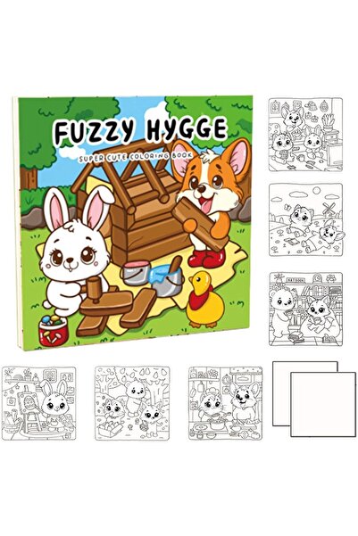 Generic Comfortable Coloring Book for Adults and Teens Featuring Cute Animals
