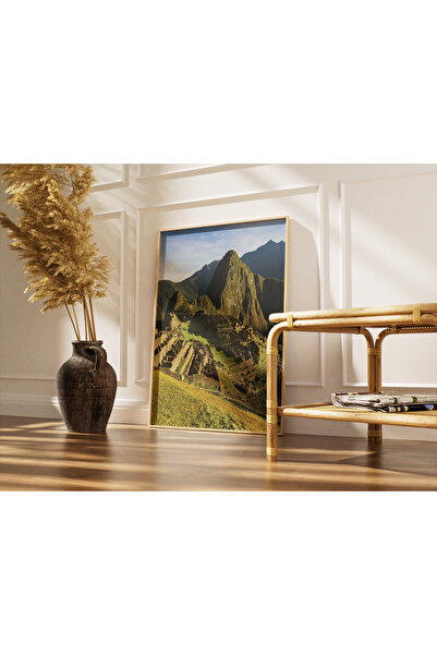 Machu Picchu Antik Kenti Fotoğrafçılığı - Tarihi Manzara Duvar Sanatı - Poster (Çerçevesiz)