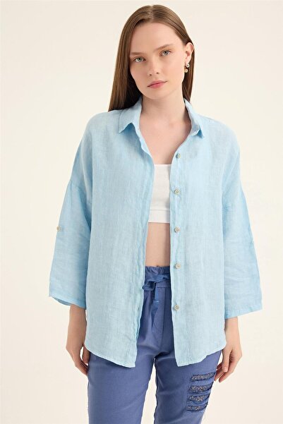 HomeStore Λινό πουκάμισο