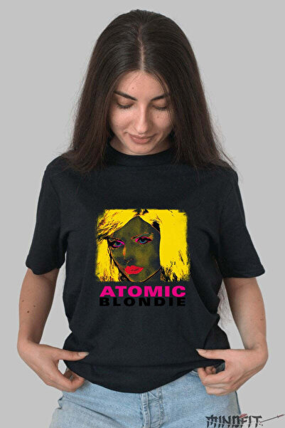 GILDAN Tricou Rock Blondie Atomic Pop Art Dama