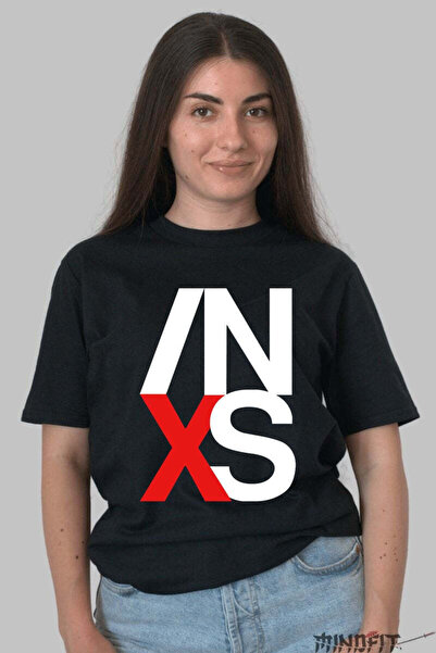 GILDAN Γυναικείο T-Shirt Inxs με το Εμβληματικό Λογότυπο της δεκαετίας του '80