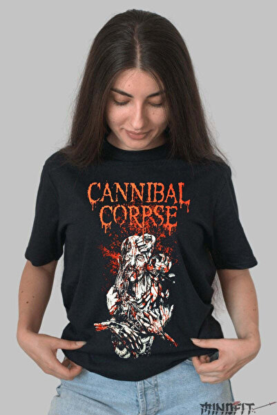 GILDAN Tricou Rock Cannibal Corpse Death Metal Dama